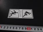sticker Hansaplast pictogram  Zwemmen  Athletiek, Verzamelen, Ophalen, Zo goed als nieuw