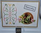 Geborduurde wenskaarten Beterschap & Ziekte / Tegenslag, Nieuw, Man of Vrouw, Info@sparklecrafts.nl, Ophalen of Verzenden