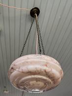 4 Roze glazen lampen, Ophalen of Verzenden