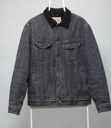 LEE STORM RIDER sherpa denim jack 1975 M donkergrijs Jas beschikbaar voor biedingen