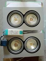 2 stuks LED inbouwspot plafond Ereatronic Osram Halotronic E, Ophalen of Verzenden, Gebruikt, Metaal
