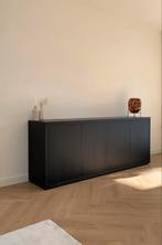 Goossens Barcelona Dressoir - Zwart Eiken, Huis en Inrichting, Ophalen, Eikenhout, Zo goed als nieuw, 200 cm of meer