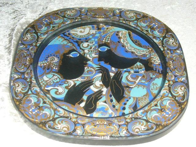 Rosenthal Bjorn Wiinblad Studio Linie 1977 Wandbord, Antiek en Kunst, Antiek | Glas en Kristal, Ophalen
