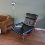 Rob Parry Lotus vintage leren fauteuil, Ophalen, Gebruikt, 75 tot 100 cm, Stof