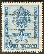 Italië 1962 campagne tegen malaria sg1085 -6, Ophalen of Verzenden, Gestempeld