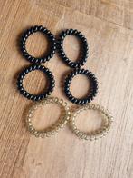 Haarelastieken - Spiraalvormig - 6 stuks, Sieraden, Tassen en Uiterlijk, Uiterlijk | Haarverzorging, Ophalen, Zo goed als nieuw