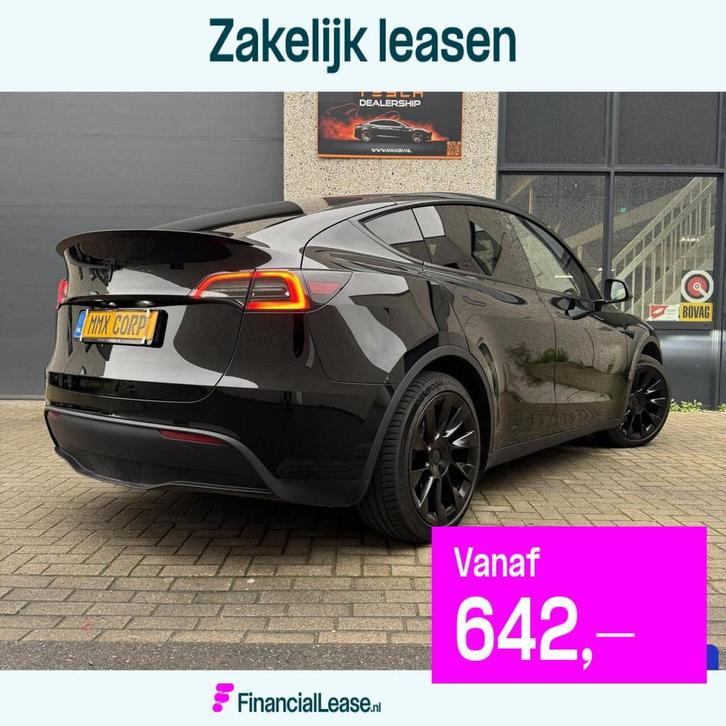 Tesla Model Y Long Range AWD + TREKHAAK + MMX PACK, Auto's, Tesla, Bedrijf, Lease, Financial lease, Model Y, ABS, Achteruitrijcamera
