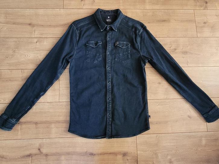 Herenblouse winter Refill maat S / M, Kleding | Heren, Overhemden, Zo goed als nieuw, Halswijdte 39/40 (M), Blauw, Ophalen of Verzenden