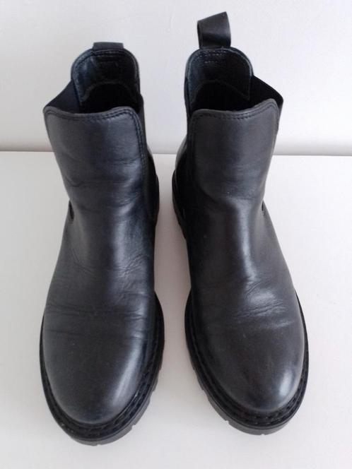 Zwarte leren chelsea boots maat 40 enkellaarsjes laarzen, Kleding | Dames, Schoenen, Zo goed als nieuw, Lage of Enkellaarzen, Zwart