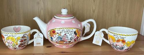 Blond Amsterdam theepot met 2 kopjes, Huis en Inrichting, Keuken | Servies, Nieuw, Overige typen, Blond Amsterdam, Keramiek, Ophalen