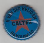 kroonkurken - caltex - olie - H.van der Heijden - dop, Verzamelen, Ophalen of Verzenden, Gebruikt, Overige merken