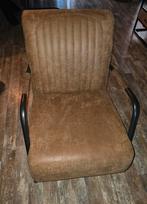 Zgan cognac fauteuil werkelijk als nieuw, Huis en Inrichting, Fauteuils, 75 tot 100 cm, Zo goed als nieuw, 50 tot 75 cm, Ophalen