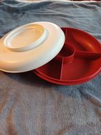 Tupperware Hapjesschaal Rood/Wit - Nieuw, Ophalen of Verzenden, Nieuw