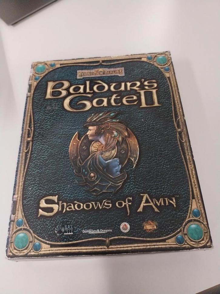 Big box Baldur's Gate II: Shadows of Amn - PC Game, Spelcomputers en Games, Games | Pc, Gebruikt, Role Playing Game (Rpg), 1 speler
