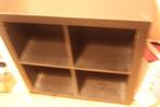 802j - kast - zwarte 4 vaks expedit kast, Huis en Inrichting, Ophalen, Gebruikt