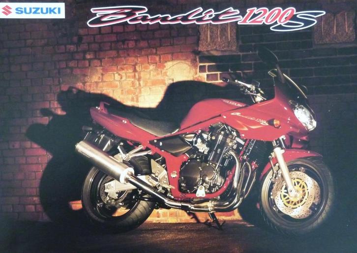 Folder SUZUKI Bandit 1200 S 03/ 2000, Motoren, Handleidingen en Instructieboekjes, Suzuki, Ophalen of Verzenden