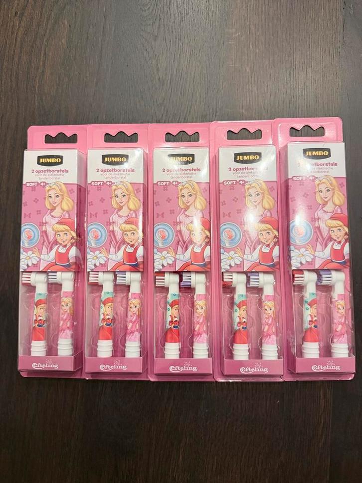 Efteling Opzetborstels, Sieraden, Tassen en Uiterlijk, Uiterlijk | Mondverzorging, Nieuw, Overige typen, Ophalen of Verzenden