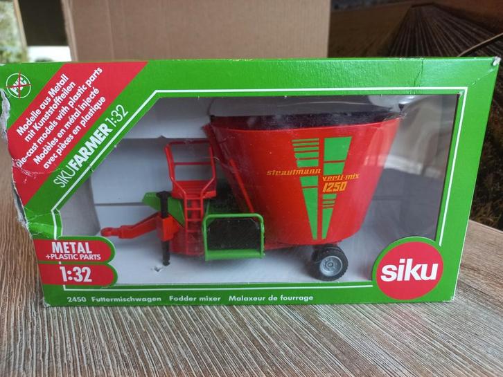 Strautmann Verti-Mix 1250 Siku, Hobby en Vrije tijd, Modelauto's | 1:32, Zo goed als nieuw, Tractor of Landbouw, SIKU, Ophalen of Verzenden