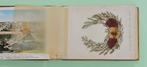 olijfhouten prentenboek met droogbloemen, Palestina, 1910, Verzenden, Gelezen, N. de Simini, Plaatjesalbum