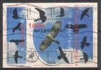 Blok (59) - natuur & milieu 1995 - roofvogels - gestempeld, Postzegels en Munten, Postzegels | Nederland, Na 1940, Verzenden, Gestempeld