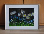 Schilderijtje met bloemen - origineel, Huis en Inrichting, Woonaccessoires | Schilderijen, Tekeningen en Foto's, Ophalen of Verzenden