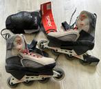 BAUER Skeelers maat 45 skates + SPEX kniebeschermers, Ophalen, Gebruikt, Bauer, Heren
