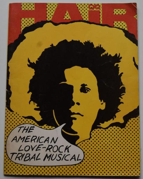 Hair - Amsterdam 1970, Original Program + Ticket, Cd's en Dvd's, Cd's | Filmmuziek en Soundtracks, Gebruikt, Ophalen of Verzenden
