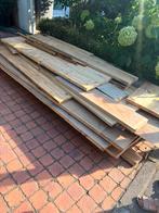 Vuren houten vloerdelen gratis, Doe-het-zelf en Verbouw, Hout en Planken, Ophalen, Minder dan 25 mm, Zo goed als nieuw, Plank