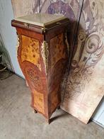 Klassieke zuil, plantentafel, piedestal, wortelfineer en mar, Ophalen of Verzenden, Zo goed als nieuw