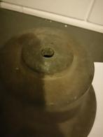 ANTIEKE ORIGINELE ZWARE BRONZEN SCHEEPS BEL 20 CM DOORSNEDE., Gebruikt, Gebruiksvoorwerp, Motorboot of Zeilboot, Ophalen of Verzenden