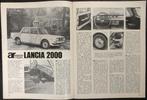 Lancia 2000 ( Flavia ) testen in Autovisie ea, Gelezen, Ophalen of Verzenden, Overige merken, Autovisie