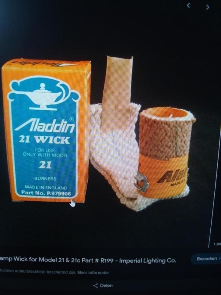 Nieuw Aladdin kous voor het Model 21 & 21c, Caravans en Kamperen, Kampeeraccessoires, Nieuw, Ophalen of Verzenden