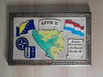 Houten Plaquette Schild SFOR 12 Bosnie Novi Travnik 2002, Verzamelen, Militaria | Algemeen, Ophalen, Landmacht, Nederland, Overige typen
