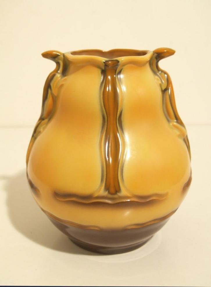 Mosa Art Deco vaas met hagedissen, Antiek en Kunst, Antiek | Keramiek en Aardewerk, Ophalen of Verzenden