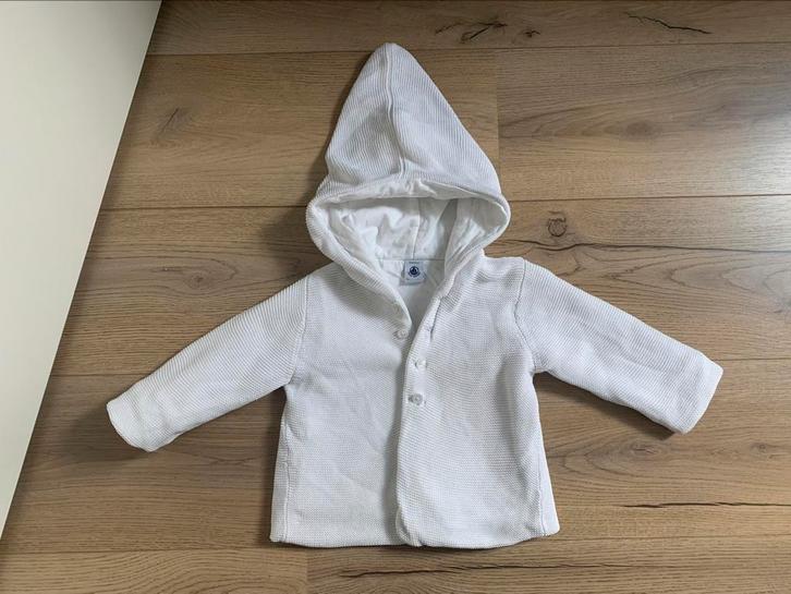 Gebreid jasje van Petit Bateau size 74 uniseks, Kinderen en Baby's, Babykleding | Maat 74, Zo goed als nieuw, Jongetje of Meisje