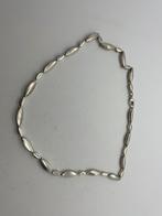 A24 Prachtige zilveren modernist ketting, Sieraden, Tassen en Uiterlijk, Ophalen of Verzenden, X, Zilver, Zilver