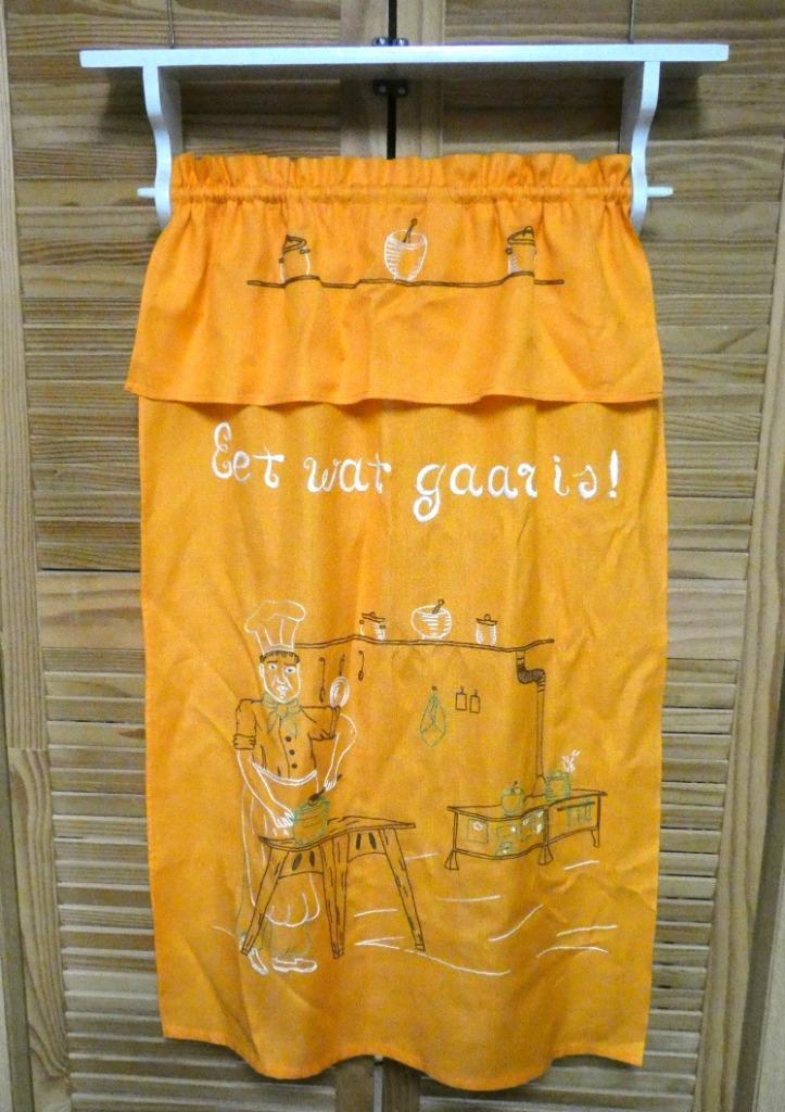 oud keukenrek/ handdoekenrek/ voordoek, Antiek en Kunst, Antiek | Keukenbenodigdheden, Ophalen of Verzenden