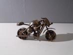 Scrap-metal race motor 17x11 cm, Antiek en Kunst, Ophalen of Verzenden