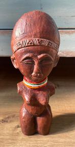 Prachtig vruchtbaarheidsbeeld Afrika kraaltjes keramiek, Antiek en Kunst, Ophalen of Verzenden