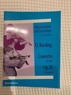 Oskar Rieding Concertino Opus 35, Klassiek, Ophalen of Verzenden, Zo goed als nieuw, Piano