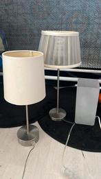 Drie tafellampen, Ophalen of Verzenden, Gebruikt, Glas, Minder dan 50 cm