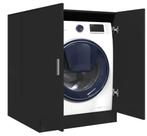 Wasmachinekast wasmachineombouw zwart GRATIS BEZORGD!, Huis en Inrichting, Verzenden, Nieuw, Zwart, Overige typen