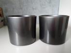 Bloempotten antraciet grijs, Tuin en Terras, Ophalen, Gebruikt, Rond, Binnen