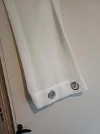 Witte vitrage gordijnen - 140x260 cm, Huis en Inrichting, Stoffering | Gordijnen en Lamellen, 100 tot 150 cm, 200 cm of meer, Wit