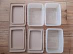 3 Tupperware  bakjes, Huis en Inrichting, Ophalen of Verzenden, Gebruikt, Crème, Bak of Kom