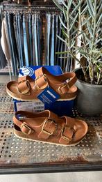Birkenstock milano big buckle cognac 40 nieuw, Kleding | Dames, Ophalen of Verzenden, Nieuw