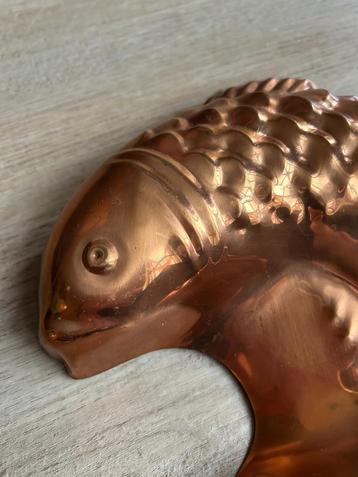 Koperen cakevorm vis nieuw wanddecoratie  beschikbaar voor biedingen