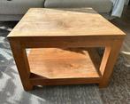 Houten salontafels - 2 stuks, Huis en Inrichting, Tafels | Salontafels, Ophalen, 50 tot 100 cm, Vierkant, Zo goed als nieuw
