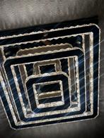 Moderne Plafondlamp Twee Kleuren, Ophalen, Gebruikt, Metaal