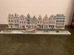 Blokker - 9 Grachtengevels met kade en boot, Ophalen of Verzenden, Gebruikt